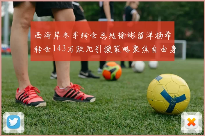 西海岸冬季转会总结徐彬留洋杨希转会143万欧元引援策略聚焦自由身球员